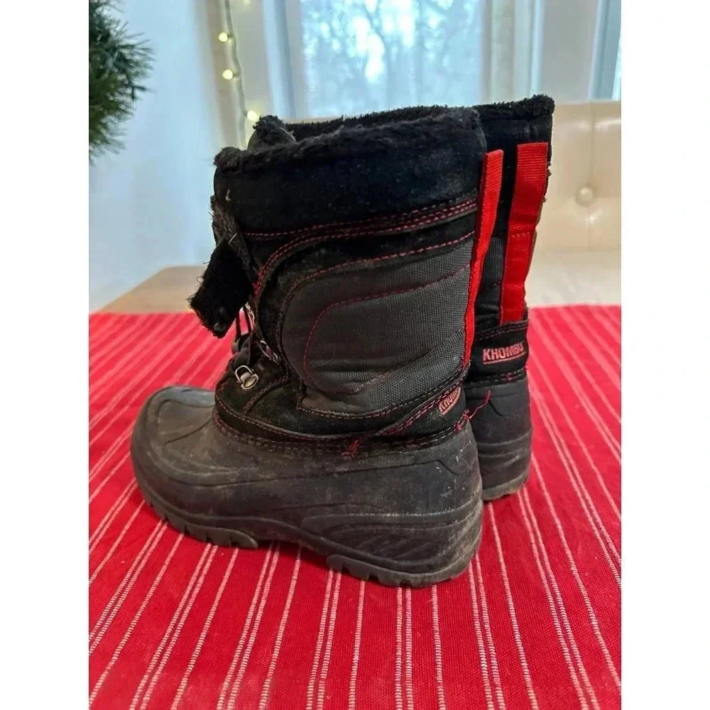 Khombu Girls Size 2M Black boots